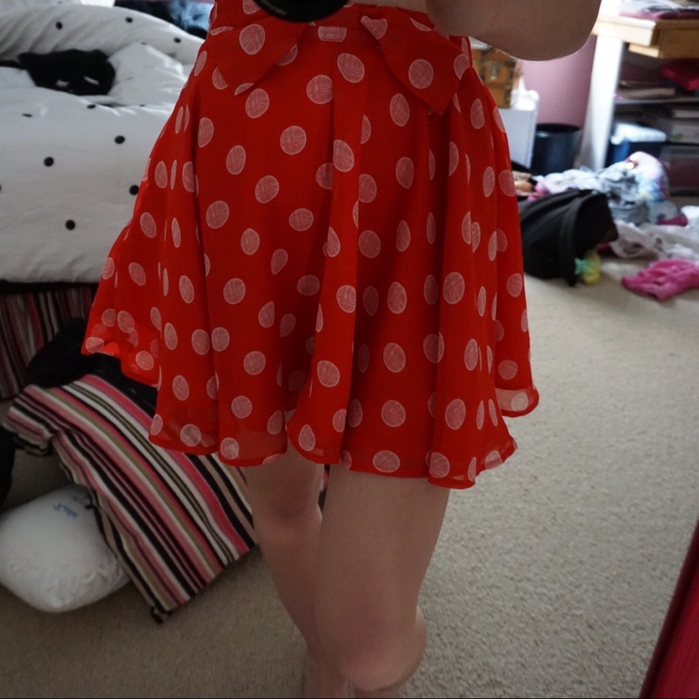 Material Girl Polka Dot skirt